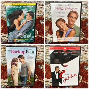 Set of 4 Romantic Comedy DVDs